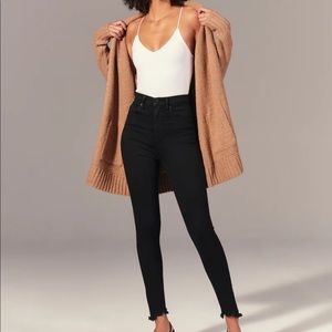 Ripped Ultra High Rise Super Skinny Jeans